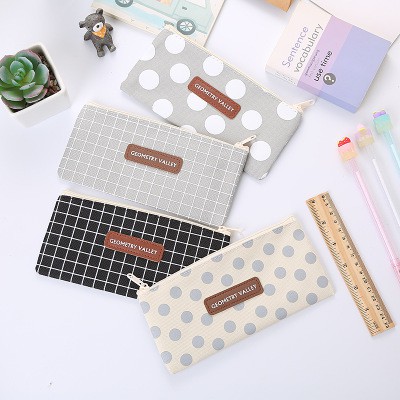 Túi Đựng Bút Canvas Thiết Kế Đơn Giản