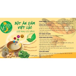 Bột ăn dặm việt lộc ( bột cho bé từ 4_10 tháng)
