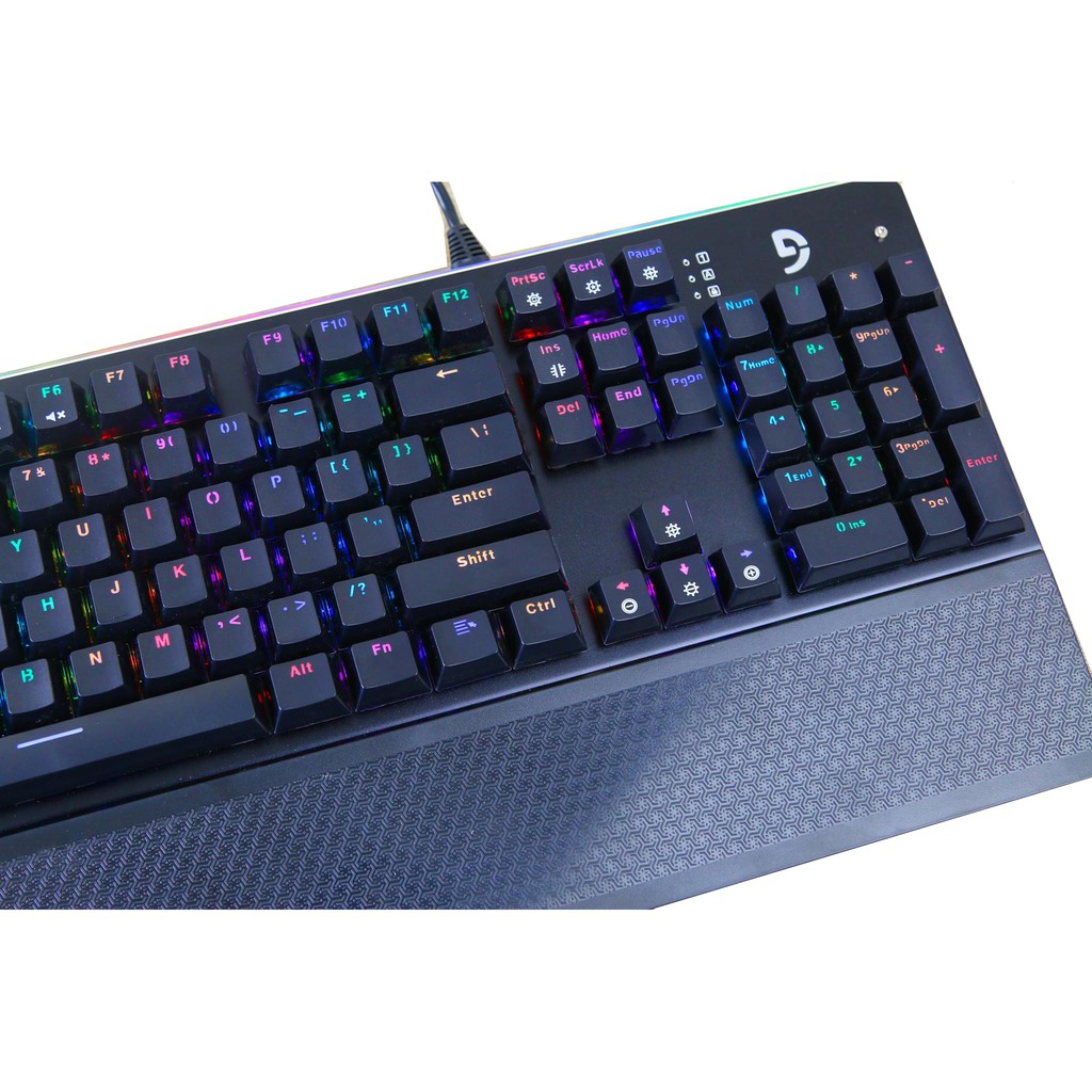 Bàn phím Gaming, bàn phím cơ có dây Fuhlen S  RGB BLACK dành cho máy tính và PC Gaming
