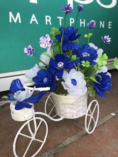 Giỏ hoa xe đạp
