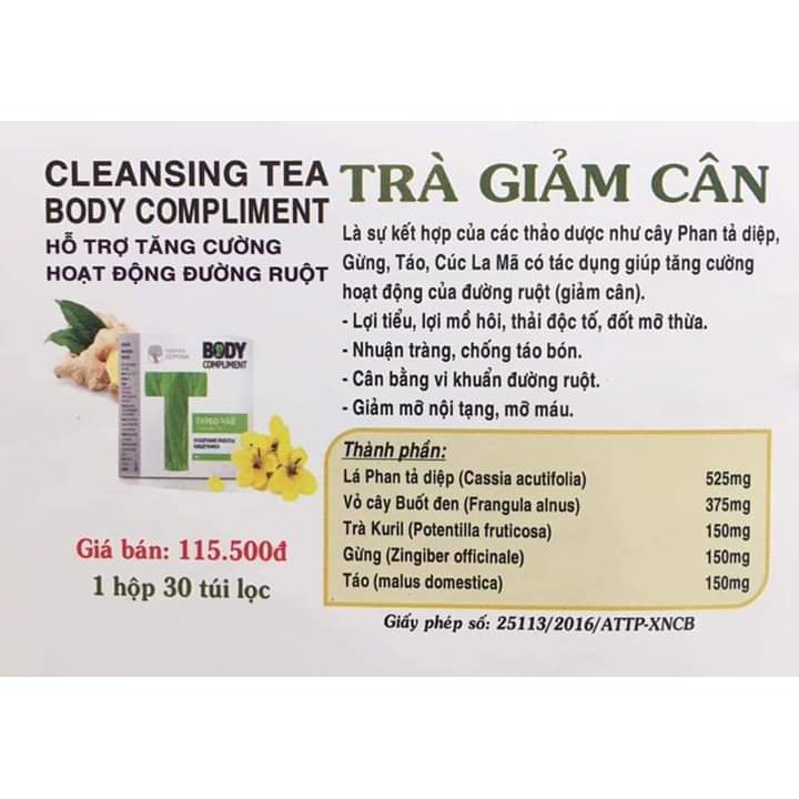 Trà thảo mộc Cleansing T Body Compliment Siberi Nga | BigBuy360 - bigbuy360.vn