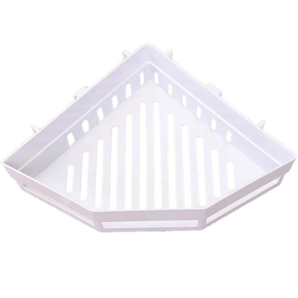PATRICIA Giá Đỡ Xà Phòng Gắn Góc Tường Không Cần Đục Lỗ Thoát Nước Cho Nhà Bếp / Phòng Tắm