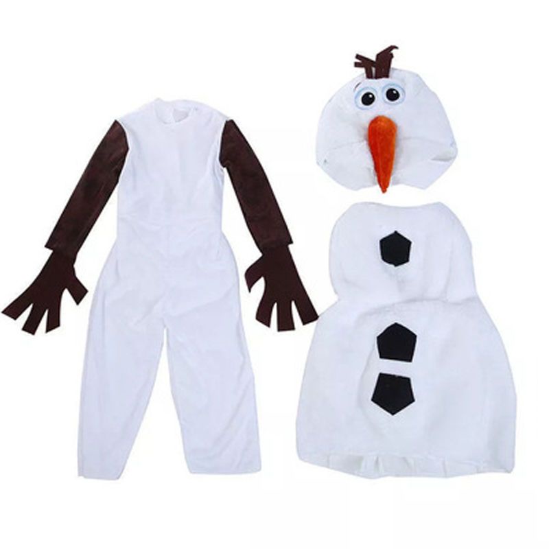 Bộ Đồ Hóa Trang Halloween Người Tuyết Dễ Thương Cho Bé