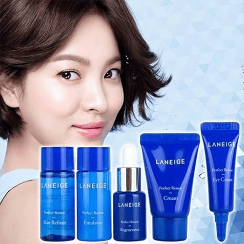 Bộ Kit Dưỡng Da Laneige Perfect Renew Trial Kit (5 Items)