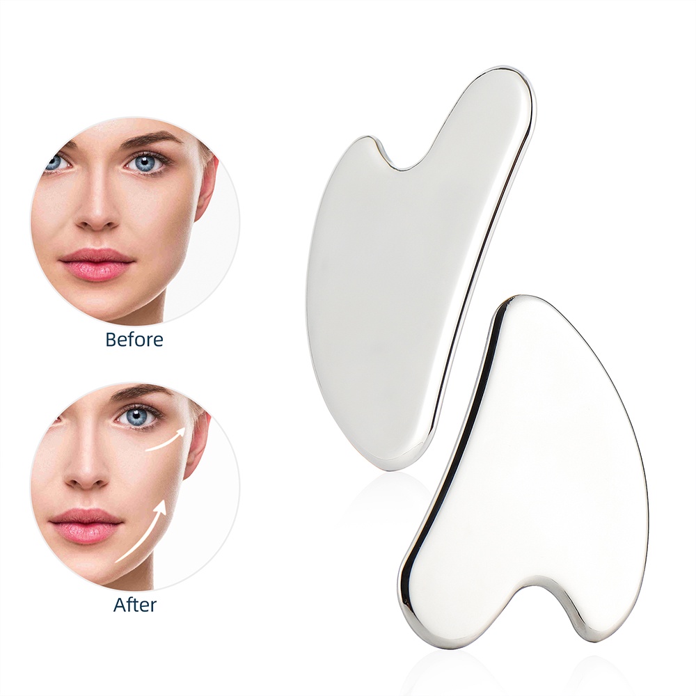 Dụng cụ mát xa mặt FOREVERLILY phong cách truyền thống bằng thép không