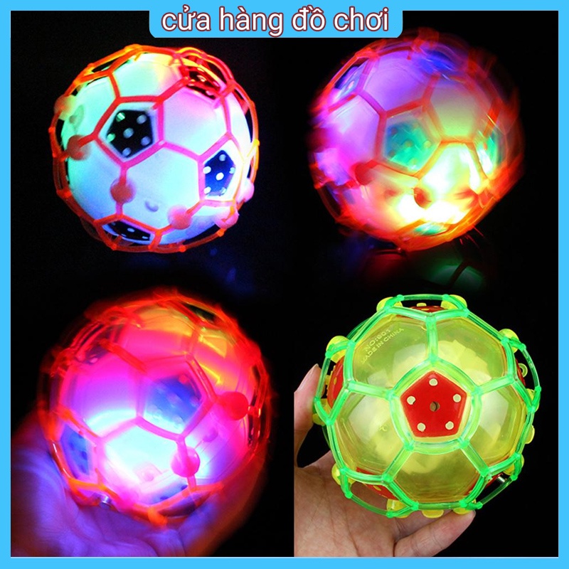 1 Quả Bóng Đá Có Đèn led Và Nhạc Cho Bé