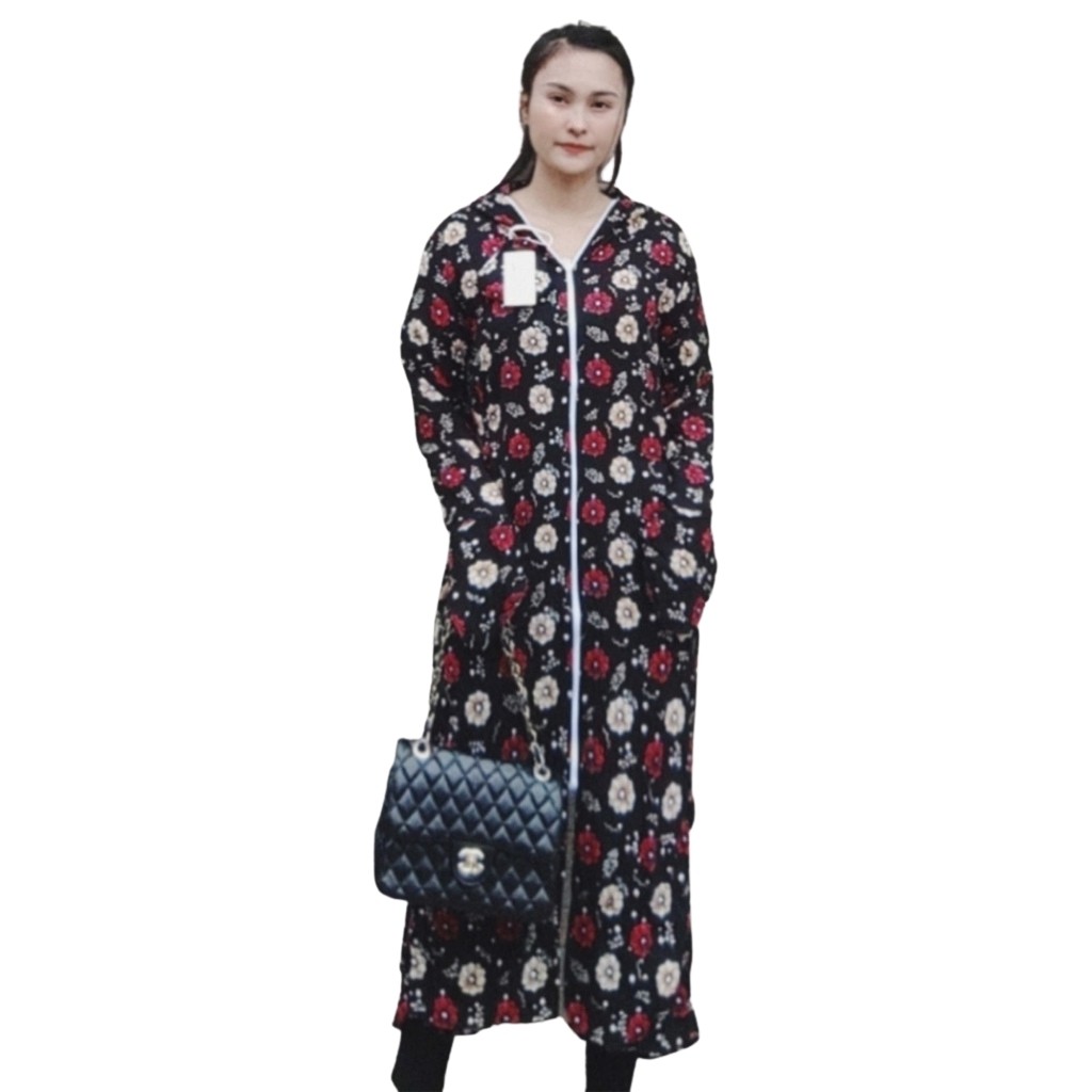 Áo chống nắng nữ toàn thân vải lanh nhung 2 lớp 2 mặt dày dặn - Timo Official Store