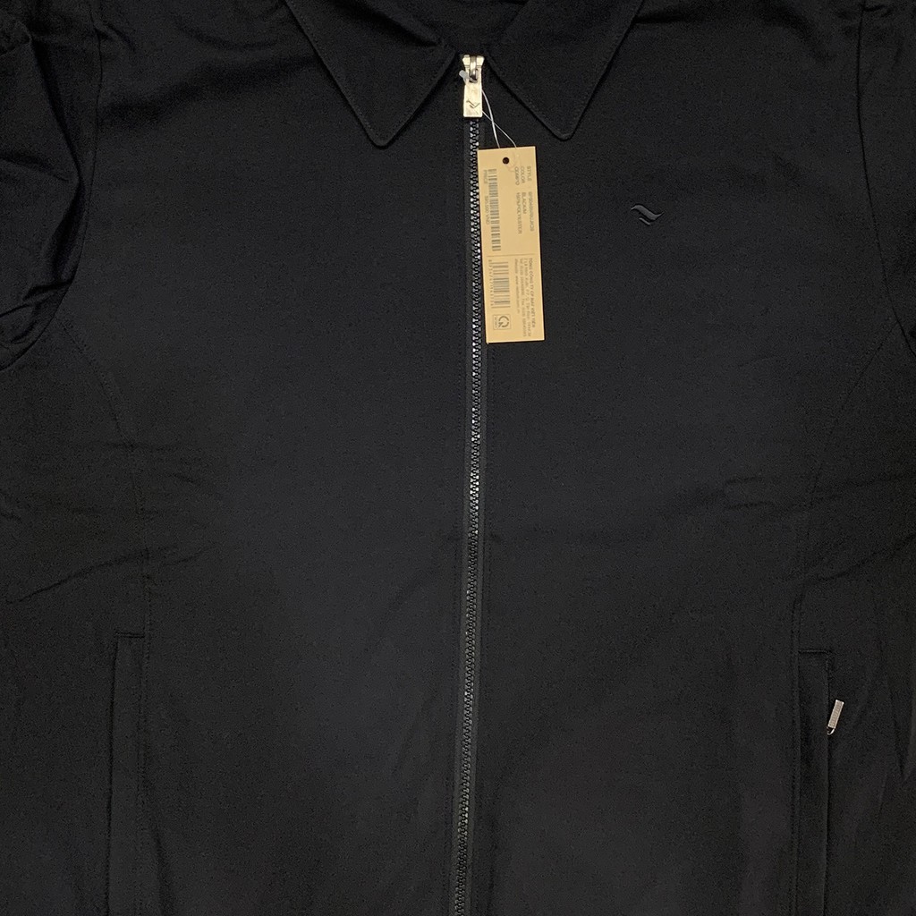 Áo khoác nhẹ việt tiến hai lớp màu đen 6P5048