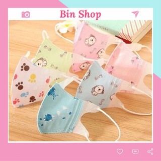 Khẩu trang trẻ em 3D (hàng đẹp) cho bé 0-10 tuổi Shop Mẹ Bon