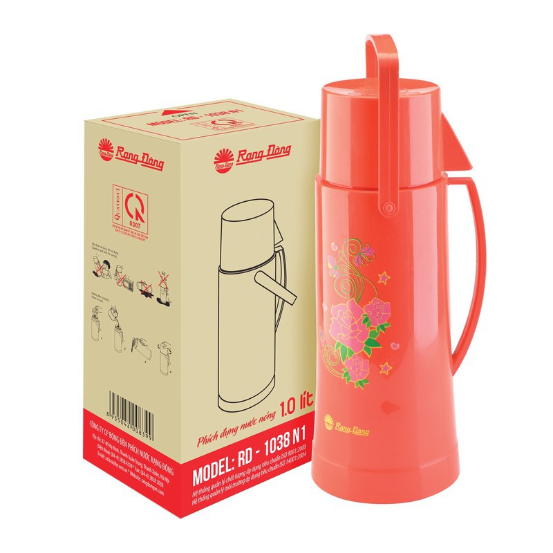 PHÍCH NƯỚC RẠNG ĐÔNG RD 1038-N1 1.0 LÍT