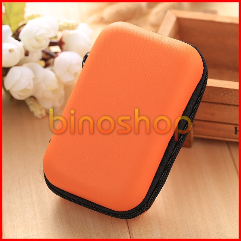 Hộp đựng tai nghe dây sạc usb đa năng hình chữ nhật 120x80mm