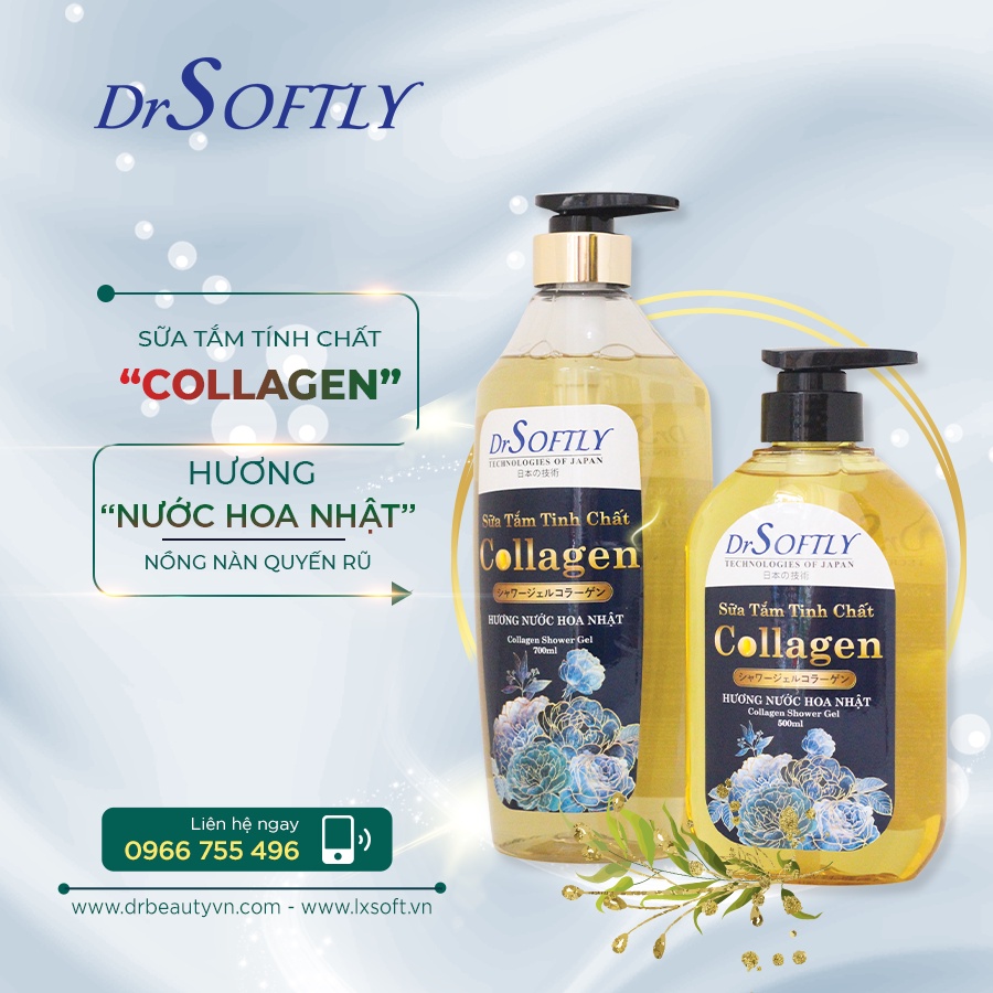 Sữa tắm tinh chất Collagen, Hương nước hoa Nhật🌺Ngừa lão hóa da🌺Hương nước hoa quyến rũ.