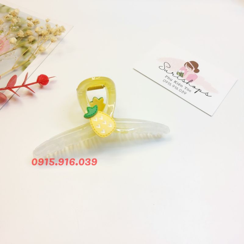 Kẹp tóc càng cua loại lớn, kẹp tóc hình trái cây