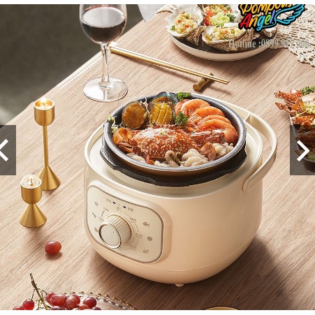 Nồi Áp Suất Điện, Nồi Cơm, Hầm Cháo Đa Năng 2lít  Bear YLB-A50M1- BH12Tháng