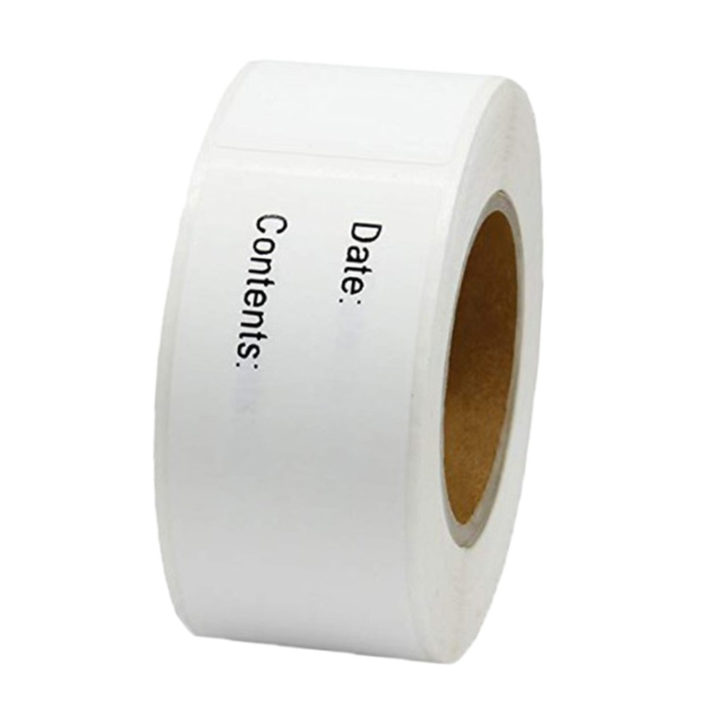 Cuộn 125 nhãn dán ghi ngày tên món ăn tiện dụng khi để tủ lạnh