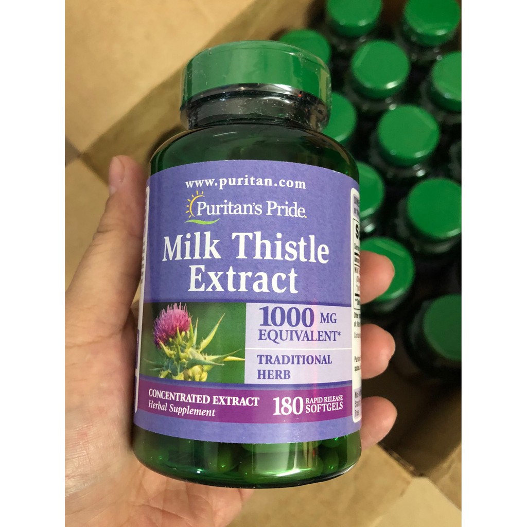 ❤ [Date 1/2024] Milk Thistle Extract 180 viên Mỹ, Ship Air, Bill đầy đủ, Nhãn đẹp