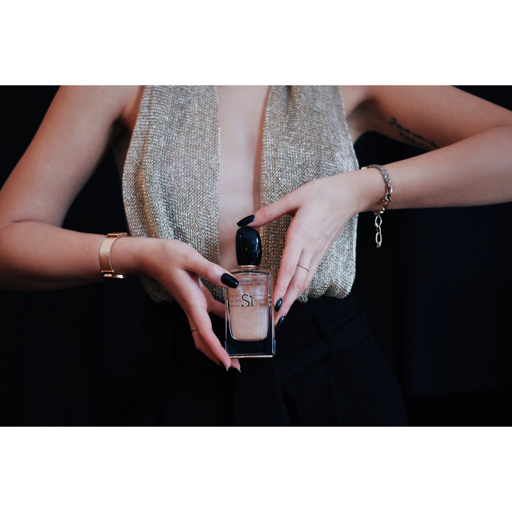 lananhle2019 - Nước hoa nữ Sì NACRE EDITION eau de parfum 100ml - các hạt ánh nhũ ngọc chai lộng lẫy trên da