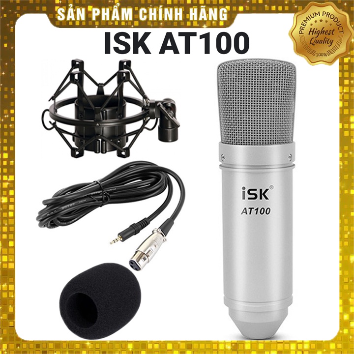 Mic Thu Âm Livestream Cao Cấp ISK AT100 Bảo Hành 12 Tháng Đổi Mới