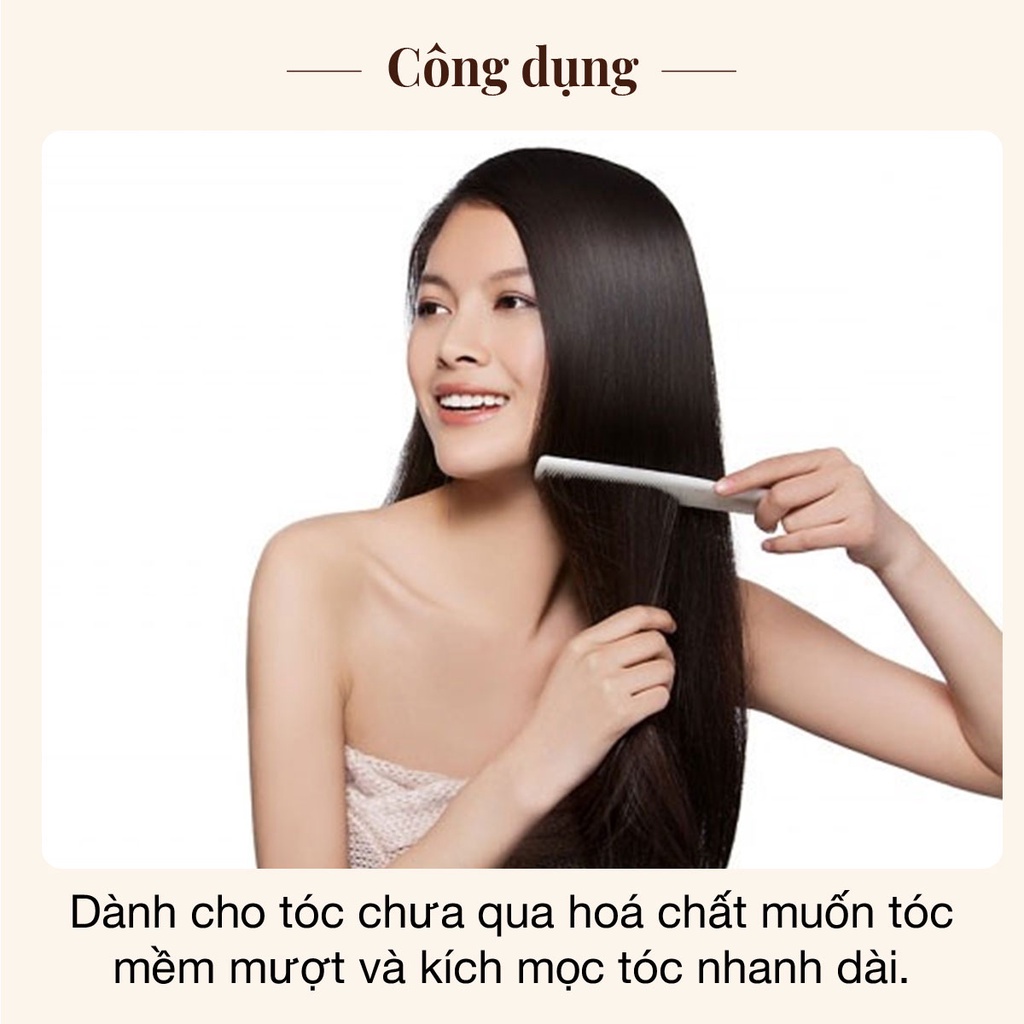 Bộ xịt ủ kích mọc cho tóc đen tự nhiên dày dặn chắc khỏe combo 8 vyvyhaircare V 350ml