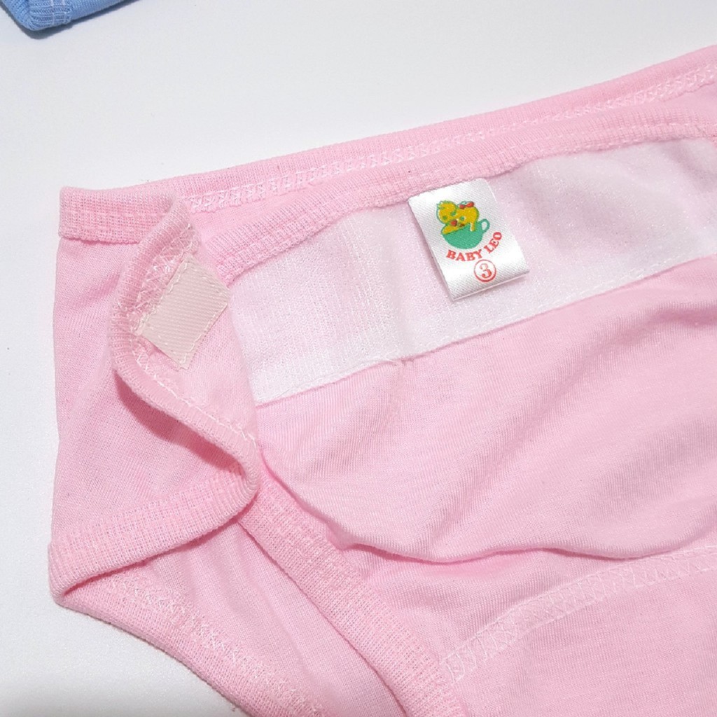 Quần dán bỉm cotton mềm cho bé sơ sinh nhãn hiệu BaByLeo vải cotton mềm thấm mồ hôi Doli Shop