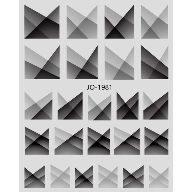 Sticker 3d dán móng tay nail mẫu mới