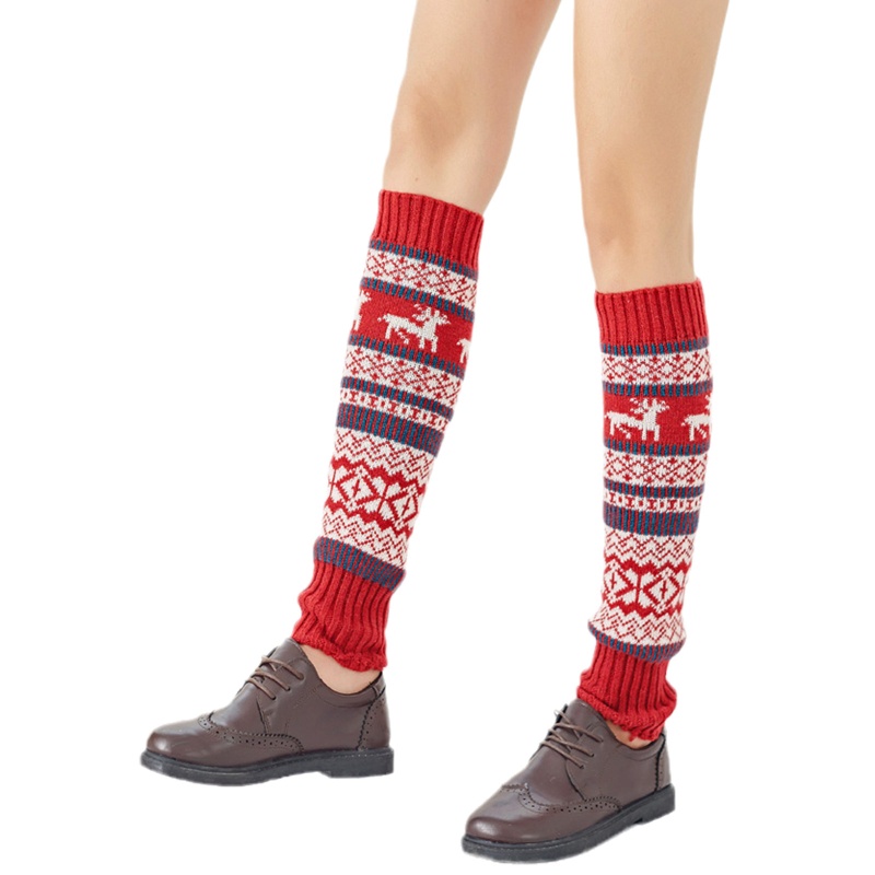 Youyo Vớ Ống Chân Dệt Kim Giữ Ấm Mùa Đông Cho Nữ