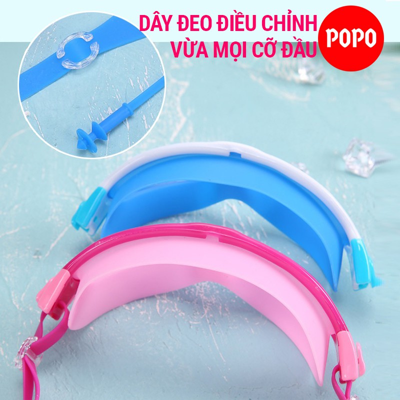 Kính bơi trẻ em chính hãng POPO 360 góc nhìn PANORAMA bảo vệ mắt cản tia UV, hạn chế sương mờ ngăn nước tuyệt đối