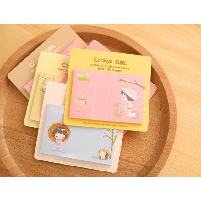 Tập giấy nhắn Cooky