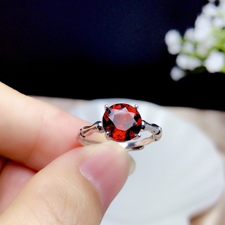 Nhẫn Hở Đính Đá Ruby Độc Đáo Thời Trang Cho Nữ