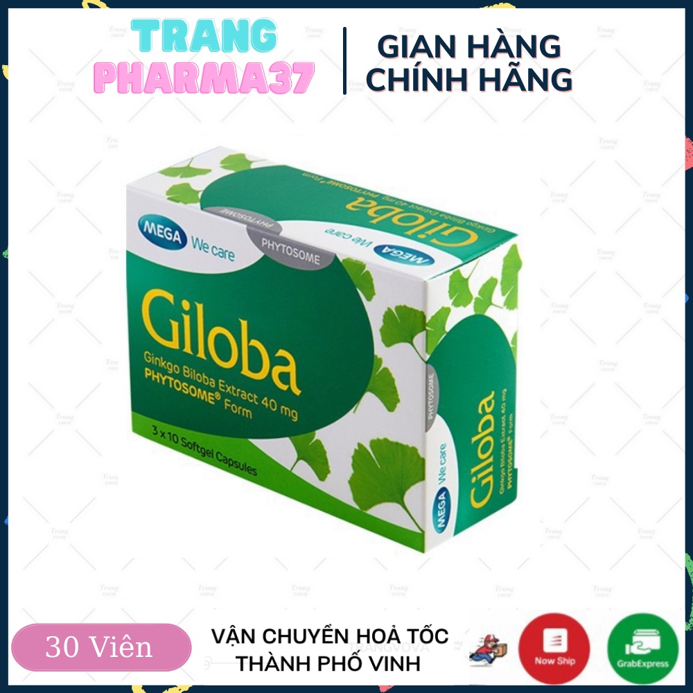 GILOBA MEGA WE CARE - Hỗ trợ tăng cường tuần hoàn não, giảm đau đầu,hoa mắt,tiền đinh