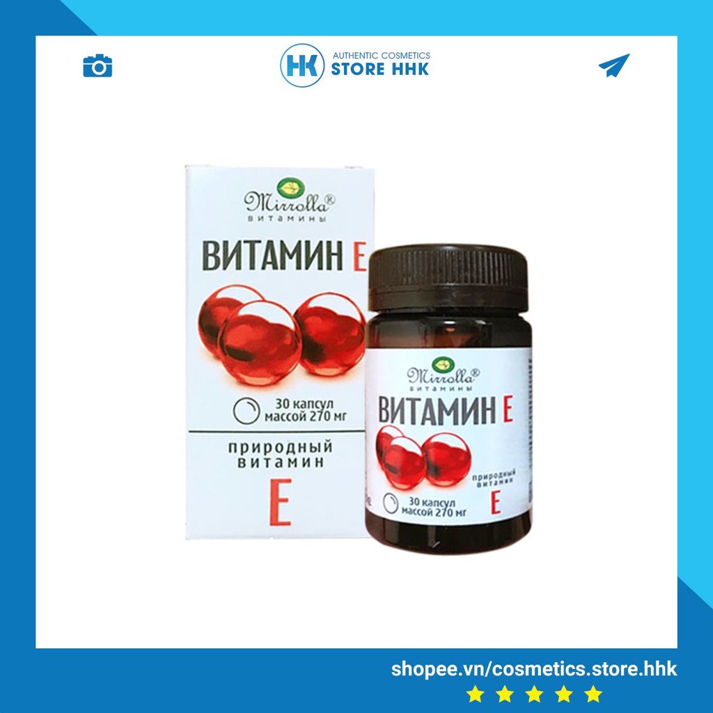 Vitamin E đỏ Nga 270mg | BigBuy360 - bigbuy360.vn
