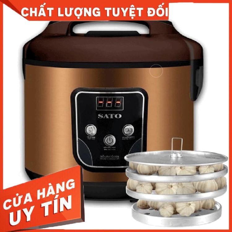 Nồi làm tỏi đen SATO 18TD052 Chính Hãng bảo Hành 12 Tháng. [ViệtTech]