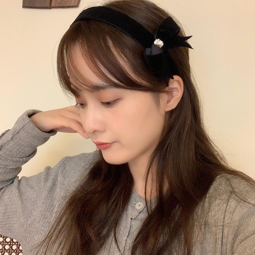 Cài Tóc Vải Nhung Màu Ngà Ngọt Ngào Thời Trang Cho Nữ