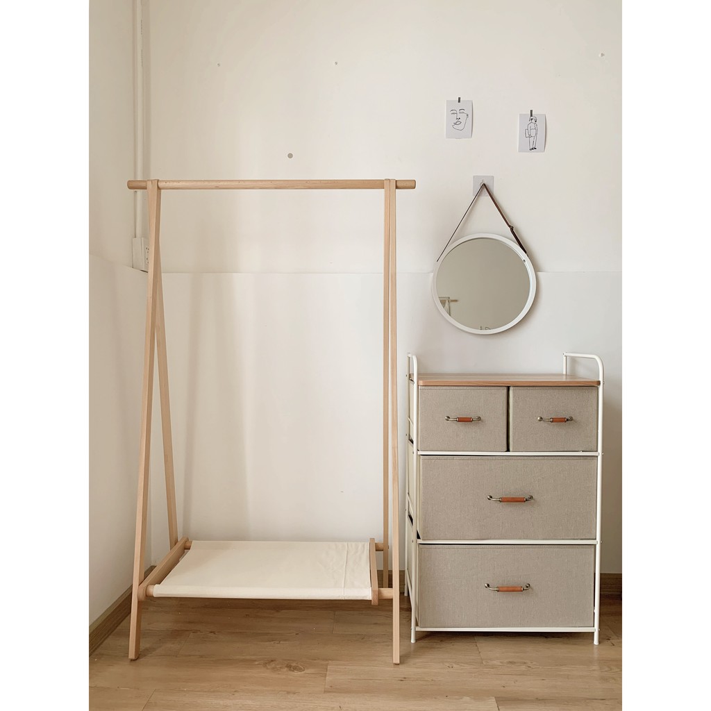 Giá treo quân áo vải bố