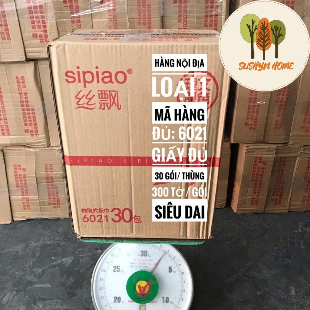 THÙNG 30 GÓI GIẤY ĂN GẤU TRÚC SIPIAO [GIẤY ĐỦ]