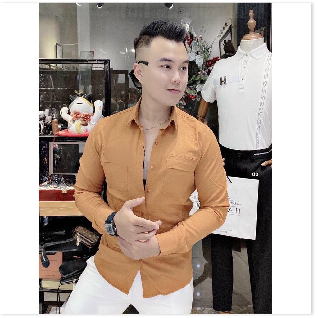 ÁO SƠ MI ĐŨI TAY DÀI,NHIỀU MÀU SẮC SINH ĐỘNG,HỌA TIẾT TRƠN NHƯNG VÔ CÙNG SANG TRỌNG THỜI TRANG MỚI KME