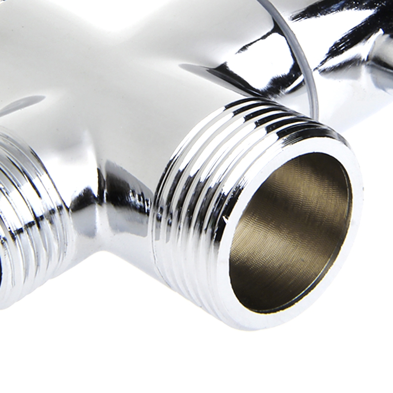 Van 3 đầu hình chữ T gắn đầu vòi hoa sen tiện lợi cho nhà tắm