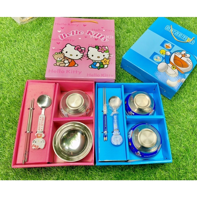 𝑩𝑶̣̂ 2 𝑩𝑨́𝑻 𝑨̆𝑵 𝑪𝑶̛𝑴 Đ𝑶𝑹𝑬𝑴𝑶𝑵 - 𝑲𝑰𝑻𝑻𝒀 kèm đũa muỗng