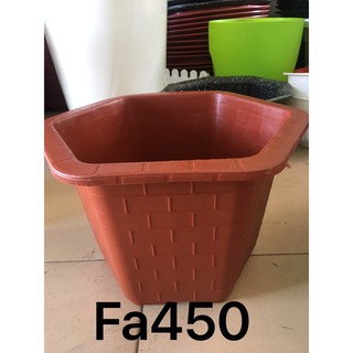 5 chậu nhựa lục giác FA 450 đường kính 31x22 cm
