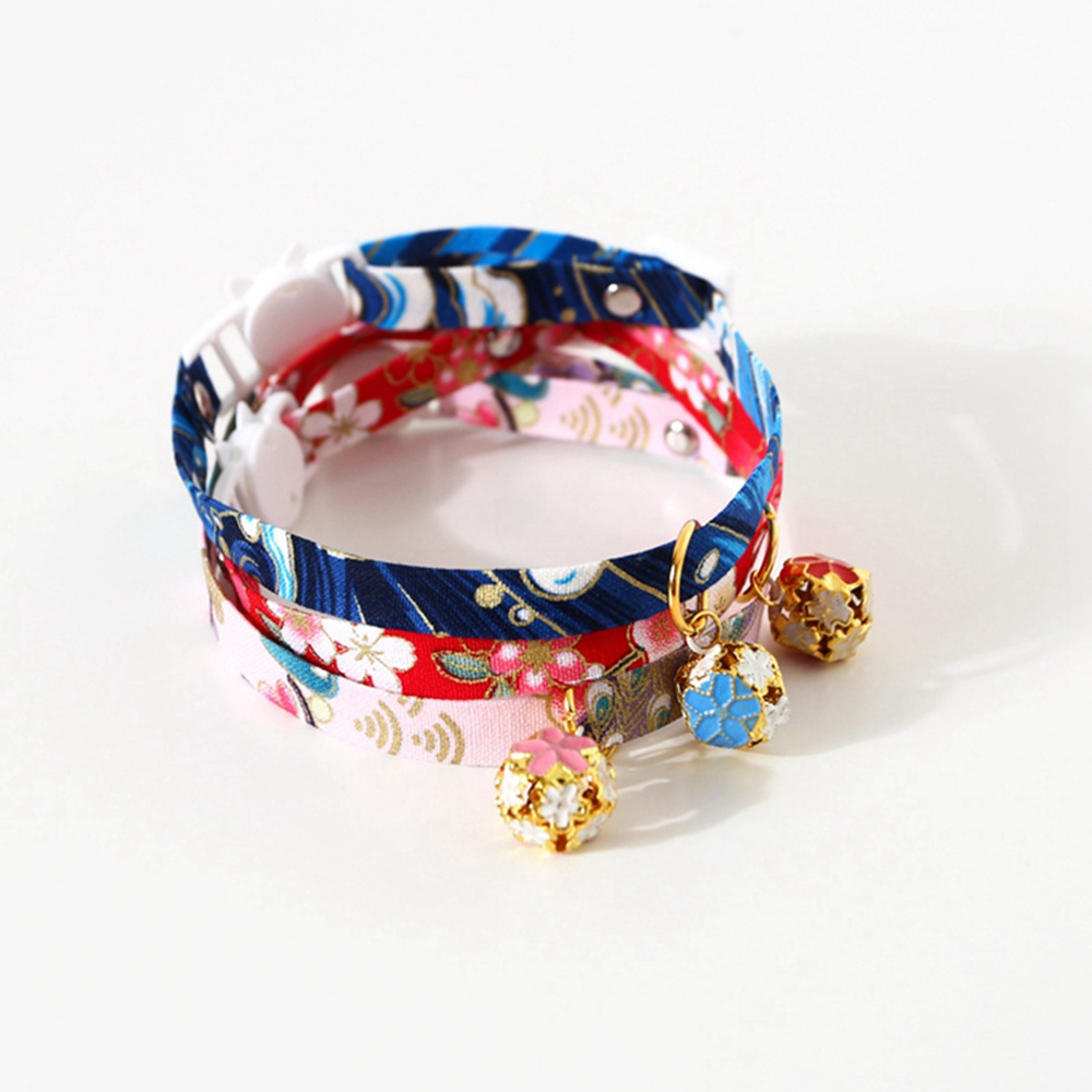 YIYU Vòng cổ gắn chuông có thể điều chỉnh kiểu dáng xinh xắn cho thú cưng