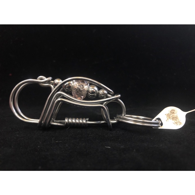 Móc khoá inox đá phong thuỷ