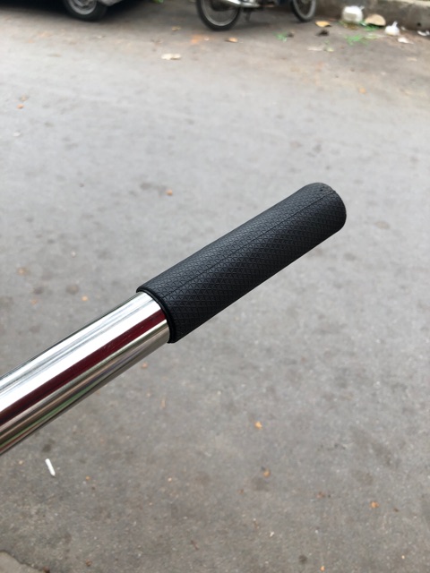 Sào treo lồng chim inox đầu có móc  cán nhựa 5m 6m