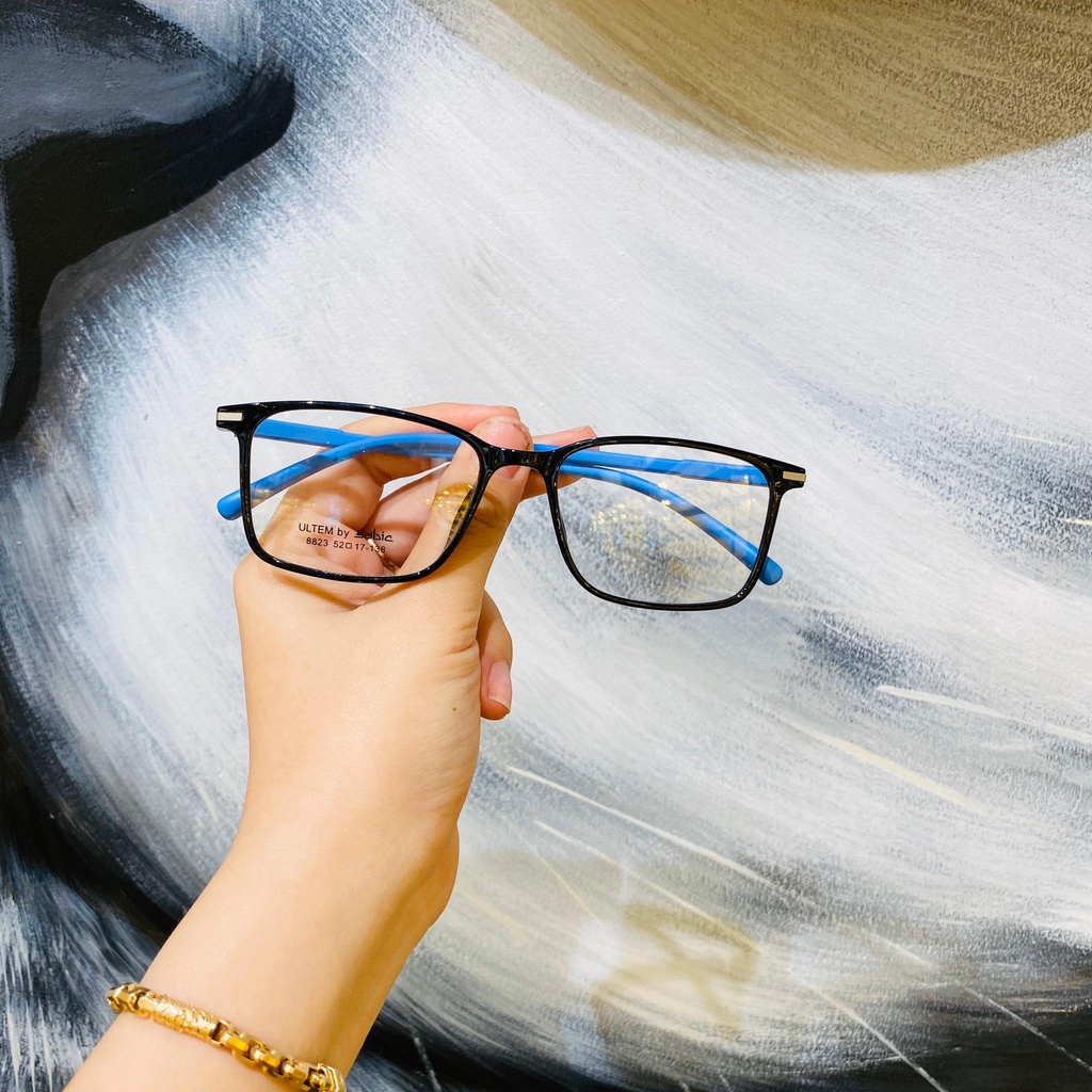 Gọng kính nhựa ultem cao cấp siêu nhẹ siêu bền thời trang hàng chính hãng OURESS 8823