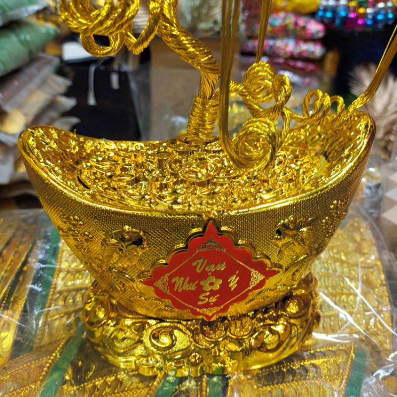 Gốc cây thỏi vàng vạn sự như ý size đại làm cây cành vàng lá ngọc trưng bày công ty, biệt thự không gian lớn