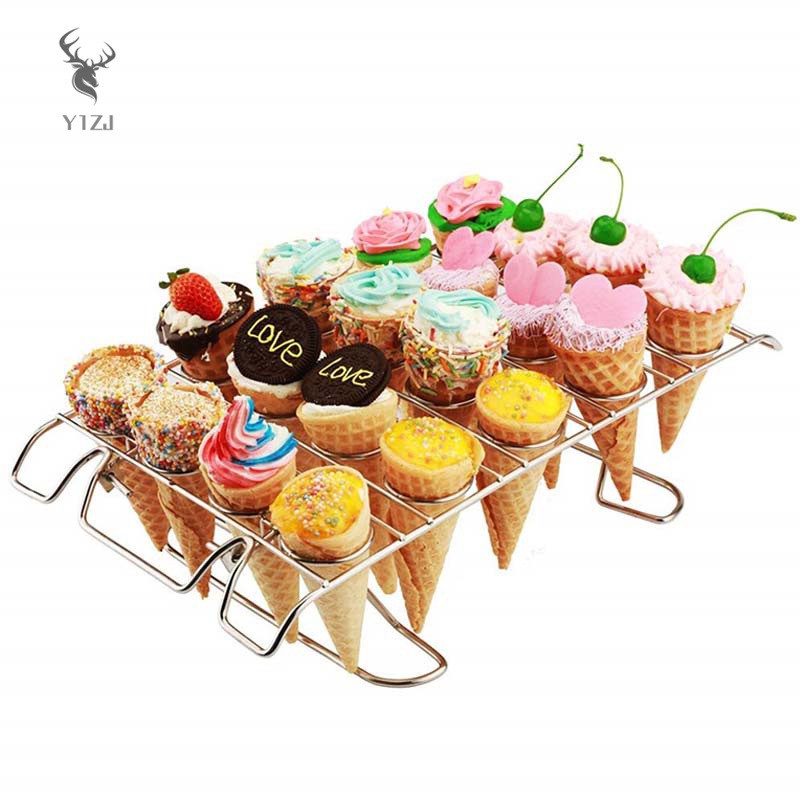 Giá Đỡ Bánh Cupcake / Kem Ốc Quế 12 / 16 Lỗ Tiện Dụng