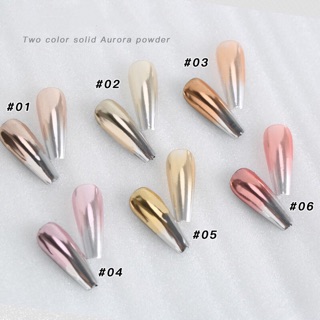 Bột tráng gương ombre trang trí nail mới