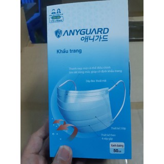 Khẩu trang Anyguard 1 hộp 50 cái