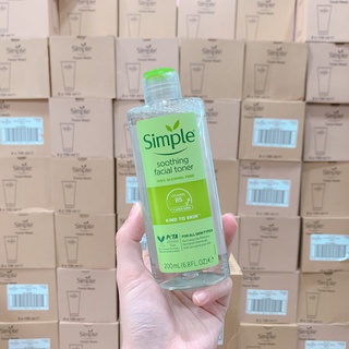[Mẫu Mới 2022] Nước Hoa Hồng Simple Kind To Skin Soothing Facial Toner 200ml