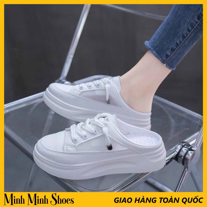 Giày Sục Thể Thao Đế Cao Su Cao Cấp Trẻ Trung Dễ Phối Đồ