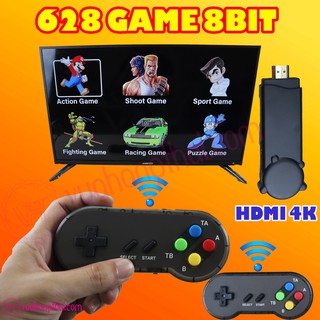 Máy chơi game 4 nút không dây HDMI PK06 -  tích hợp 628 game huyền thoại